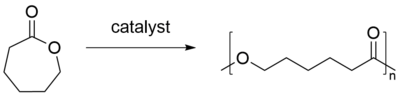 واکنش تشکیل پلی‌کاپرولاکتون‌ها